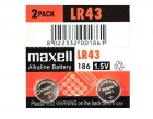 MAXELL   LR43 電池